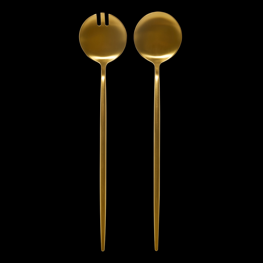 Elegant Gold Salad Servers